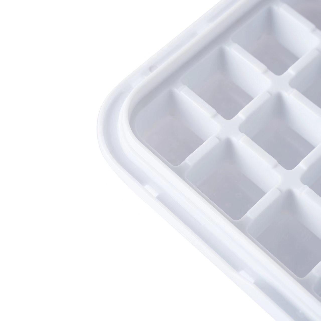 Large Capacity Thick Ice Cube Mold, Home & Commercial Ice Maker, Silicone Ice Tray, Quick Freezing, Easy Release, Storage Box