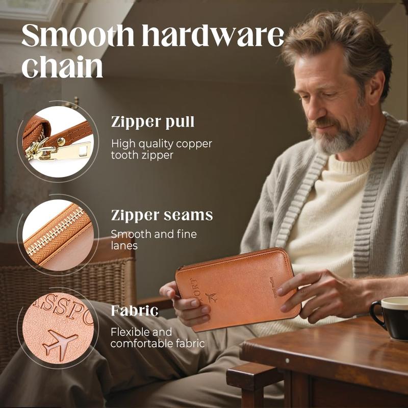 Simple Plain Passport Cases Back To School, Travel Wallet, Multi-functional Zipper Travel Card Holder, RFID Blocking Card Holder Simple Plain Passport Cases Back To School, Travel Wallet, Multi-functional Zipper Travel Card Holder, RFID Blocking Card Holder