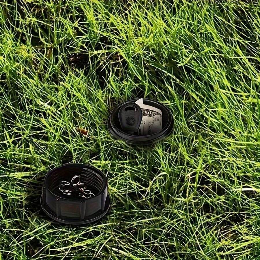 Realistic Key Hider Sprinkler, Waterproof Key Box for Outdoor Garden, Easy Installation, Corrosion Resistant, Hidden Storage Solution