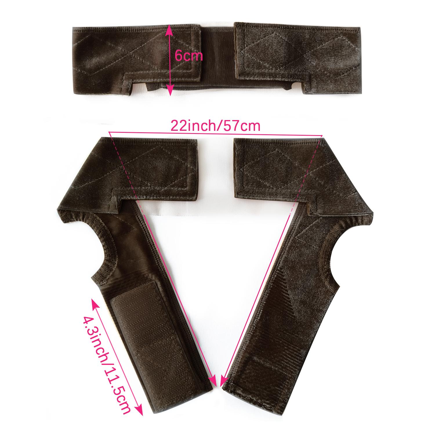 Lace Grip Wig Cap for Women, Transparent Non-Slip Wig Gripper Cap with Adjustable Grip Headband for Keeping Wigs in Place