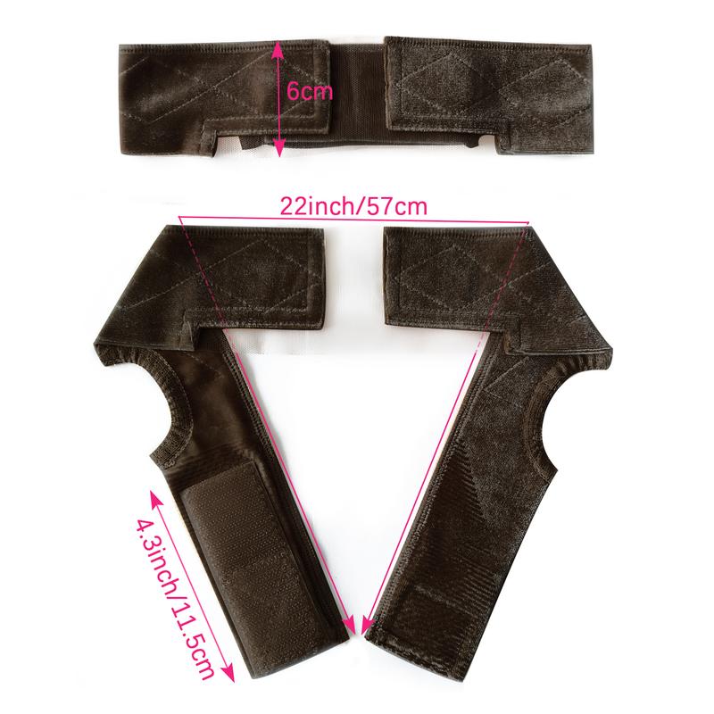 Lace Grip Wig Cap for Women, Transparent Non-Slip Wig Gripper Cap with Adjustable Grip Headband for Keeping Wigs in Place