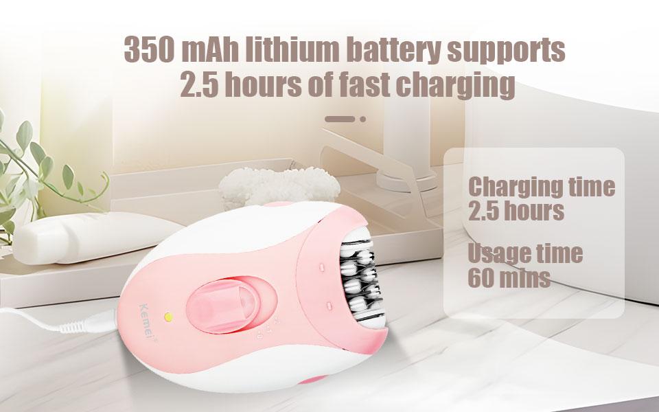 Electric Hair Removal Device for Gentle Epilation, Skin Care Tool for Legs and Hands, Smooth Skin Solution, Km-189b Model