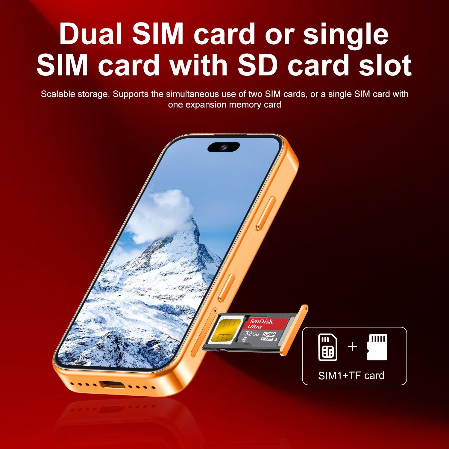 U17 Pro Mini Phone 2gb RAM 16GB Storage, Android 10.0 Quad Core Cpu, 1750mah Battery, 3.75 Inch Display, Dual Camera, Dual Sim