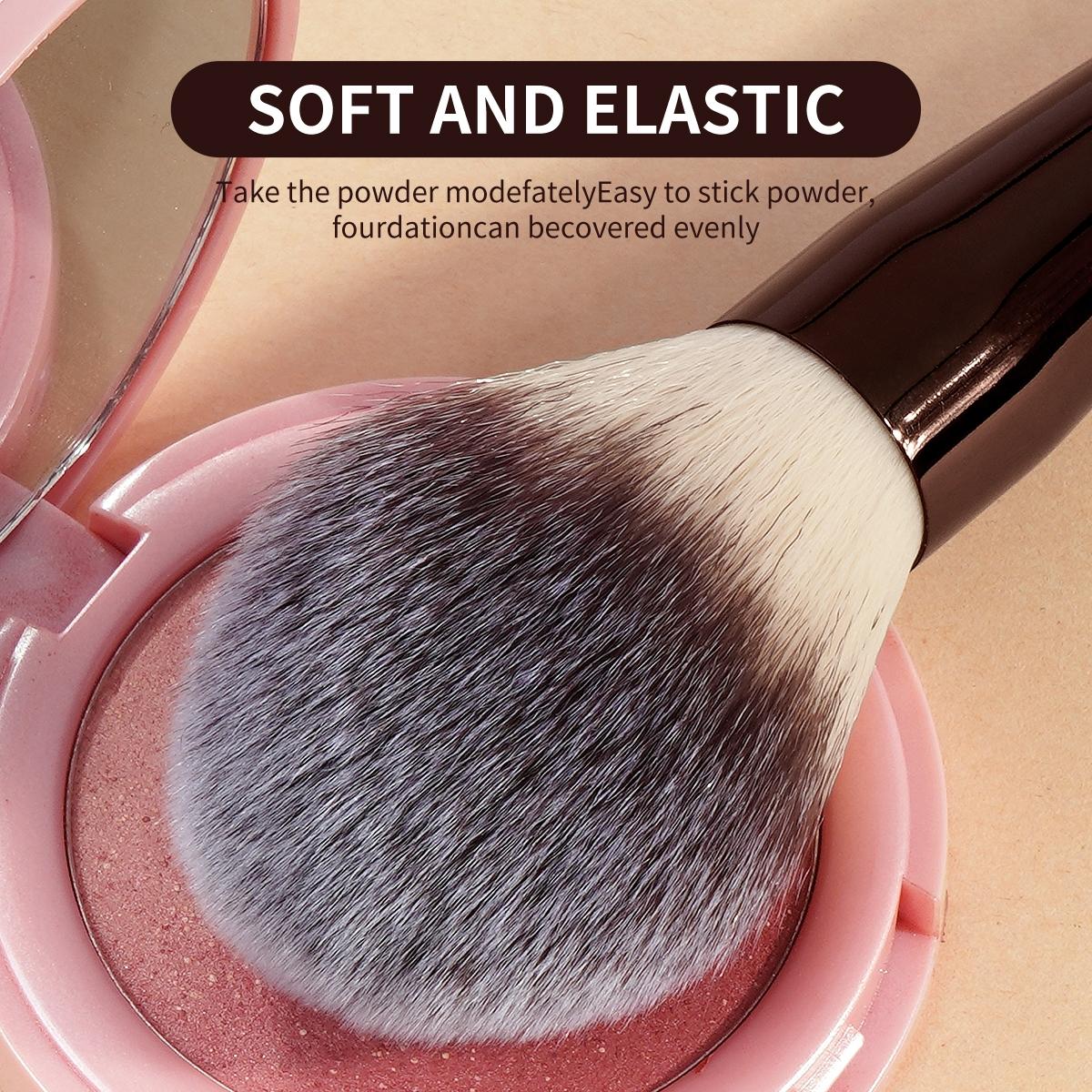 MAANGE 16pcs Makeup Brush Set with Storage Bag, Foundation Brush Powder Brush Blush Brush Contour Brush Eyeshadow Brush Eyebrows Brush Eyeliner Brush Highlight Brush Detail Brush, Soft Makeup Brushes, Professional Cosmetic Brushes Kit