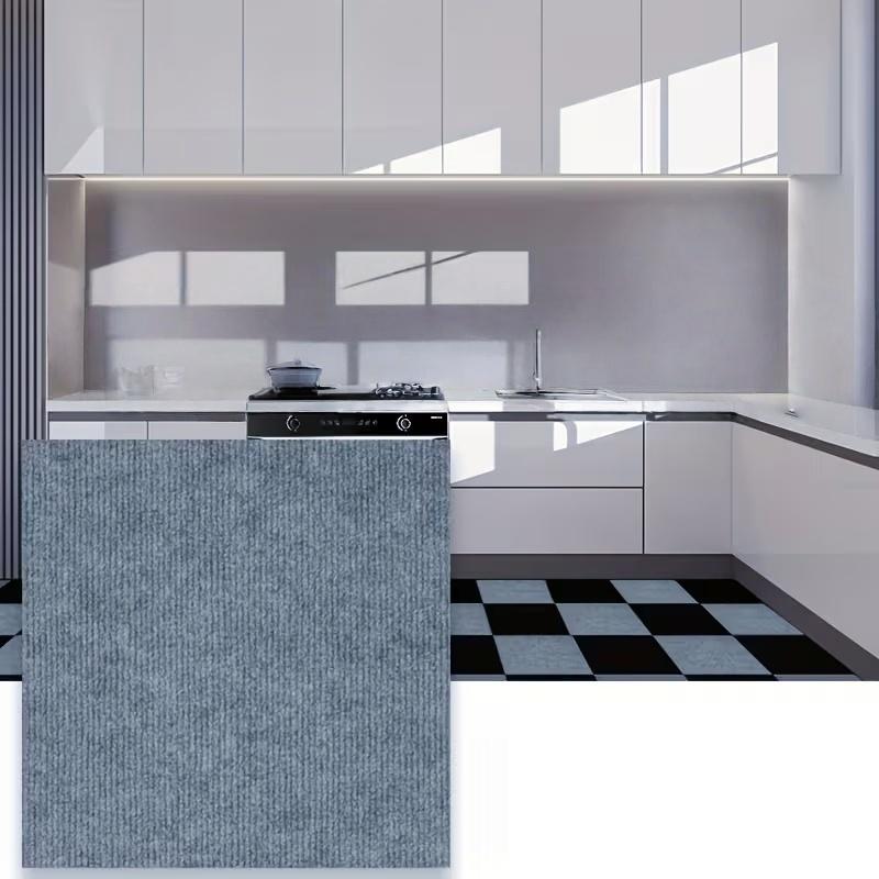 1PC Self - Adhesive Carpet Tiles, Peel And Stick, PVC Material, 0.3cm Thick, Directly Applied To Office Floors, Commercial Use, Arbitrary Cutting Of Square Carpet, Multiple Colors Available