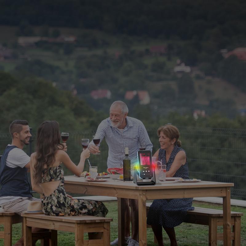 Lentorgi 4-in-1 Wireless Induction Bluetooth Speaker, Universal Speaker Stands For Surround Sound&Charger, 360° Rotating Base With LED Lights, Portable Desktop Base, Suitable For Home, Shower, Camping, And Holiday Gifts Lentorgi 4-in-1 Wireless Induction Bluetooth Speaker, Universal Speaker Stands For Surround Sound&Charger, 360° Rotating Base With LED Lights, Portable Desktop Base, Suitable For Home, Shower, Camping, And Holiday Gifts