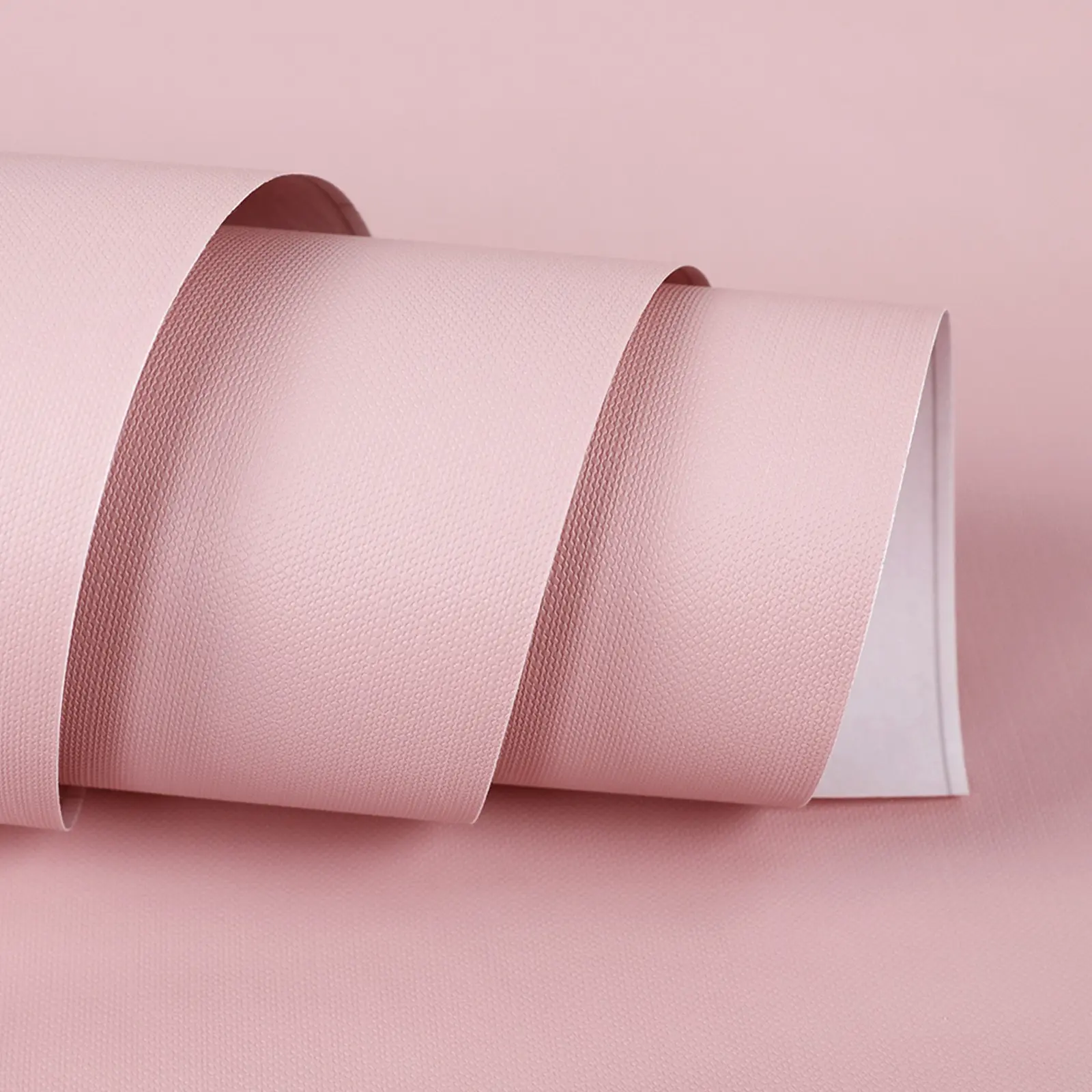 Light Color Solid Self-Adhesive Wallpaper, Cherry Decorative Film, Waterproof Removable DIY Wall Sticker, 40*300/500/1000cm for Renovation