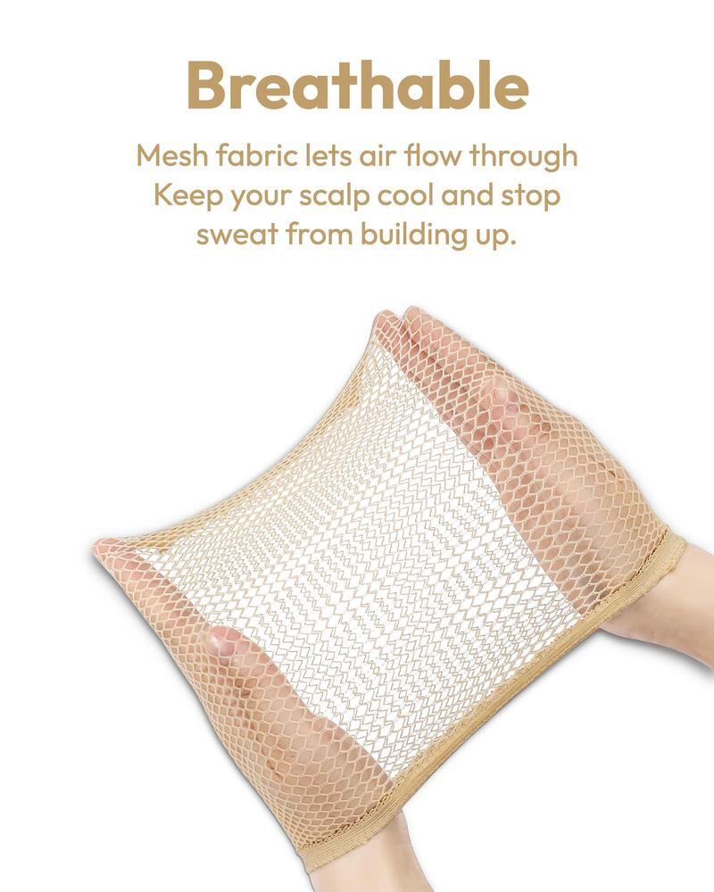 [Not For Sale]Cikana Hair 1Pack with 2pcs Wig Cap Elastic Breathable Invisible Wig CapsStretchy Nylon Wig Caps-1