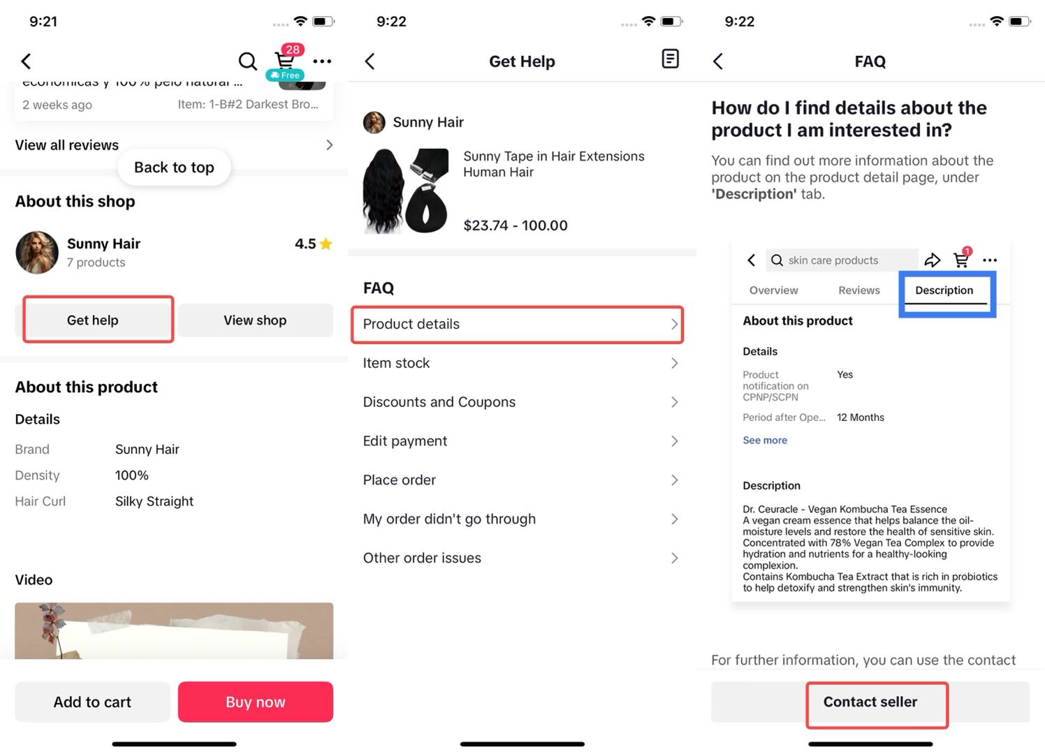 Sunny Hair Extensions for Gift,Easy to clean, Care for hair tangles,Gifts for Women Haircare Heatless christmas gift ideas Comb_Pink