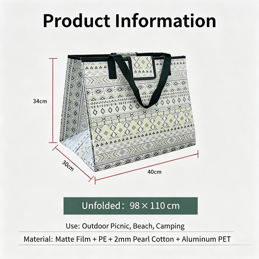 Extra Large Picnic Blanket Waterproof Sandproof, 2-in-1 Foldable Outdoor Picnic Mat with Carry Tote Bag, Thick Wear-Resistant Moisture-Proof Beach Blanket for Camping, Park, Lawn, Family Picnics Extra Large Picnic Blanket Waterproof Sandproof, 2-in-1 Foldable Outdoor Picnic Mat with Carry Tote Bag, Thick Wear-Resistant Moisture-Proof Beach Blanket for Camping, Park, Lawn, Family Picnics
