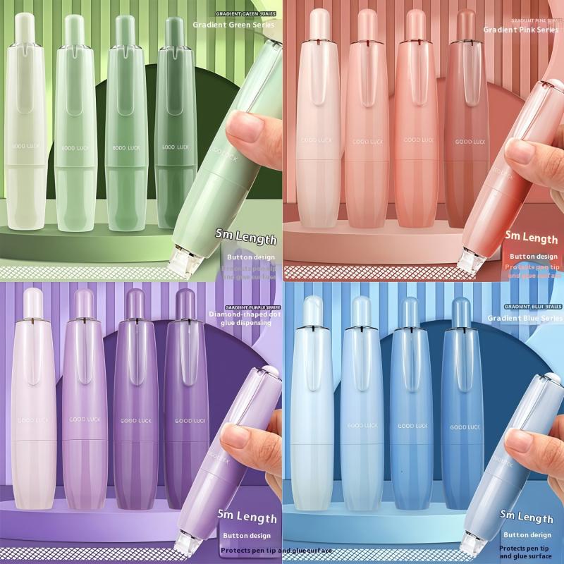 Double Sided Tape Roller, Retractable Glue Tape Roller, Adhesive Tape Dispenser Runner for Scrapbooking and Crafts, Arts Projects,Gift Wrapping, Photo-Safe