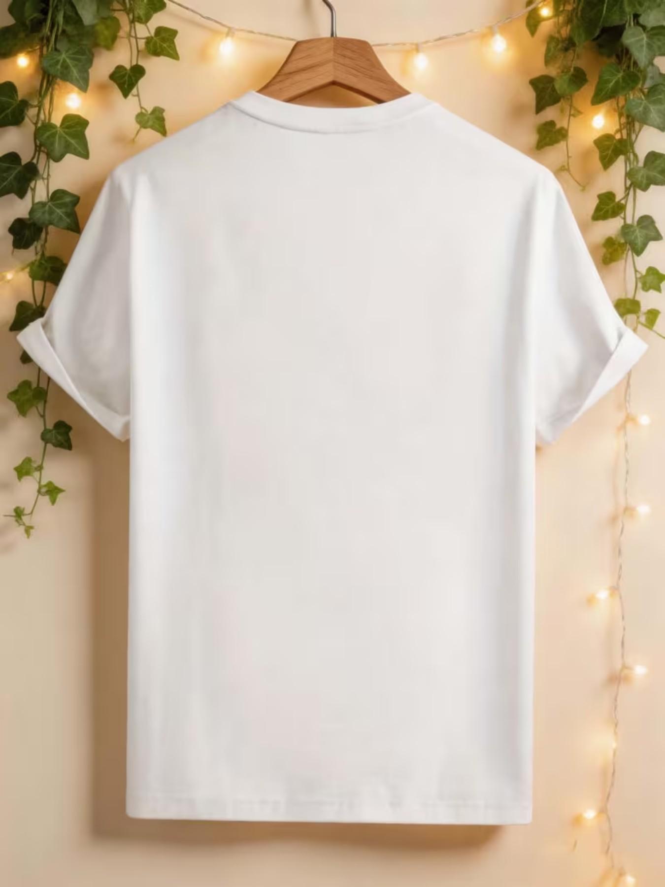 Men's Short Sleeve 3D Classic Fashion Casual T-Shirt, Animal Pattern, Summer Street Style, Slim-Fitting, All Seasons