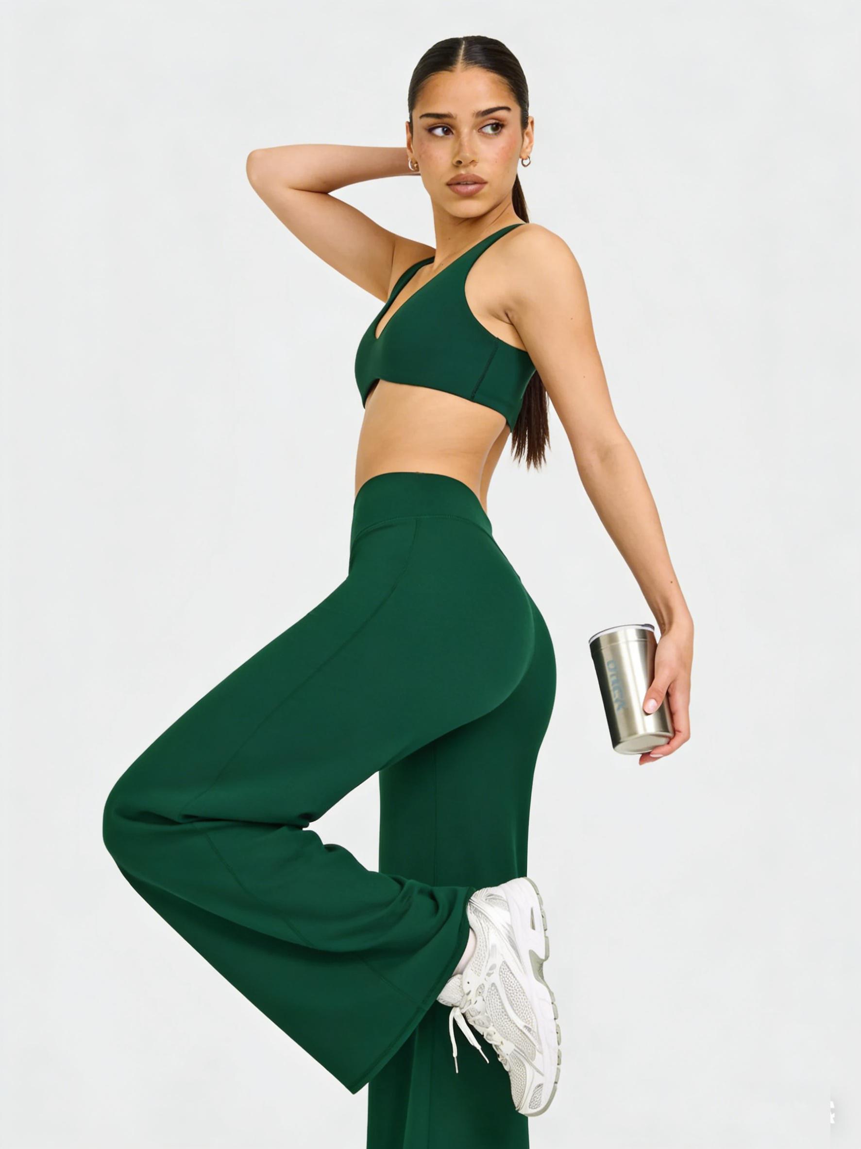 TRYTO SoftMotion Straight Leg Bottoms Fitness Sportswear Gymwear Casual Pants