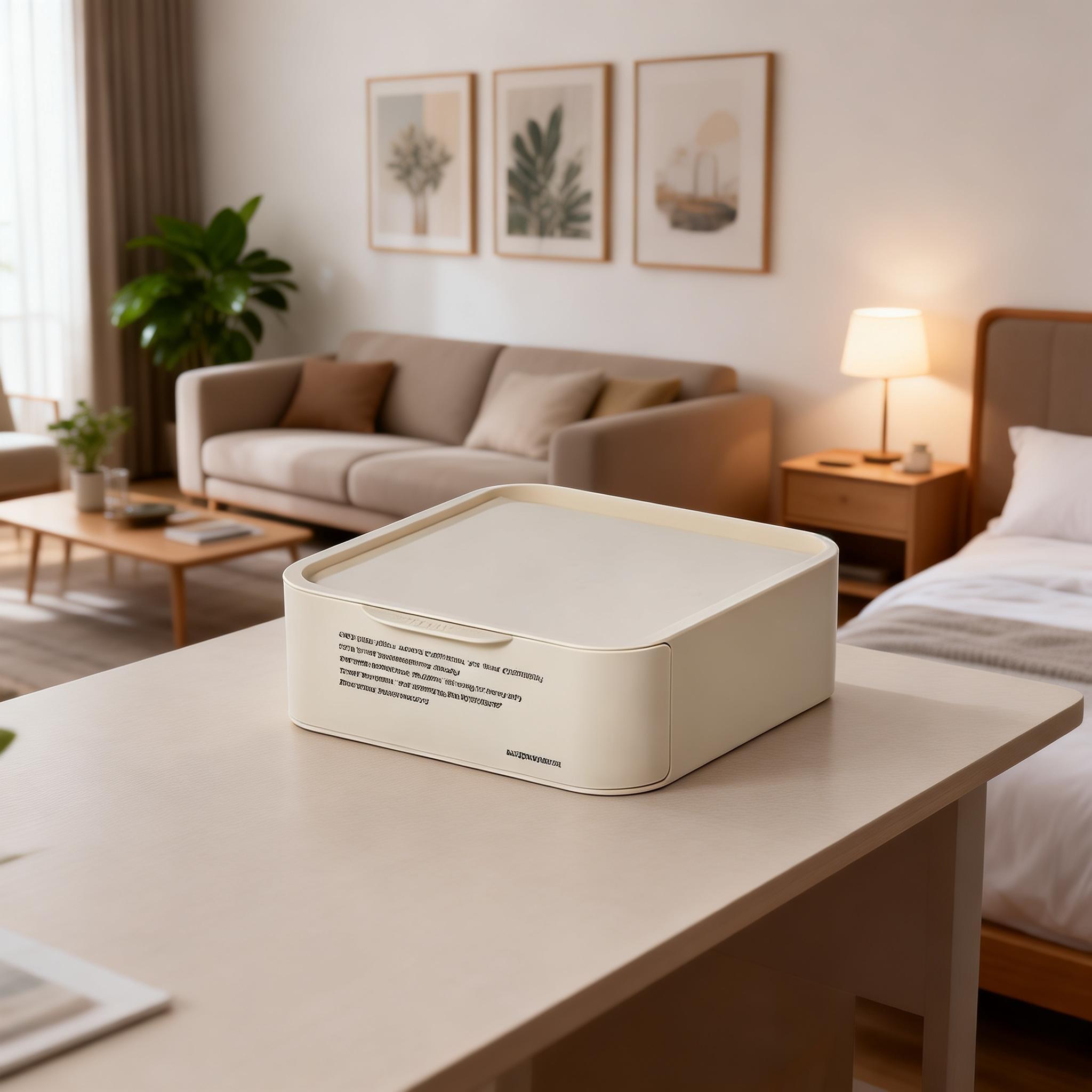 Drawer Organizer - Modular Desktop Storage System, Stackable Plastic Drawers, Non-Slip Base, Space-Saving Vertical Design, Standard Desk Compatible