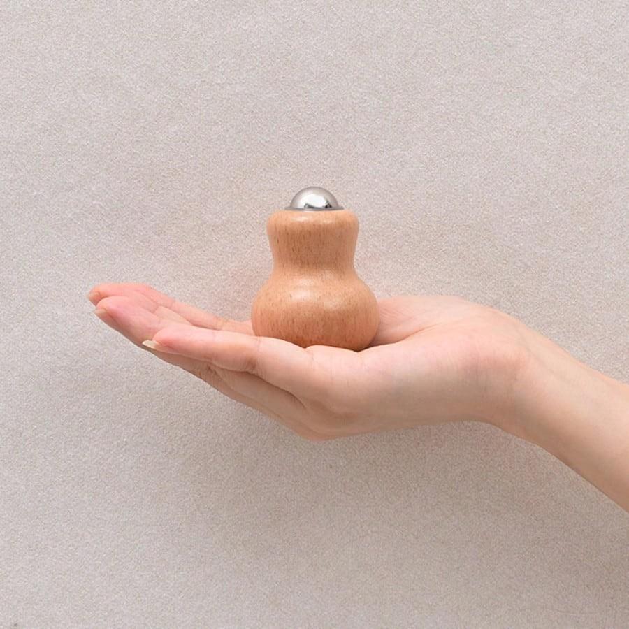 Spherical Massage Tool — Creative Face & Full-Body Massager | Compact & Portable Wooden Design | Ideal for Home & Office Use | Acupoint Massage Device | Mother's Day Gift