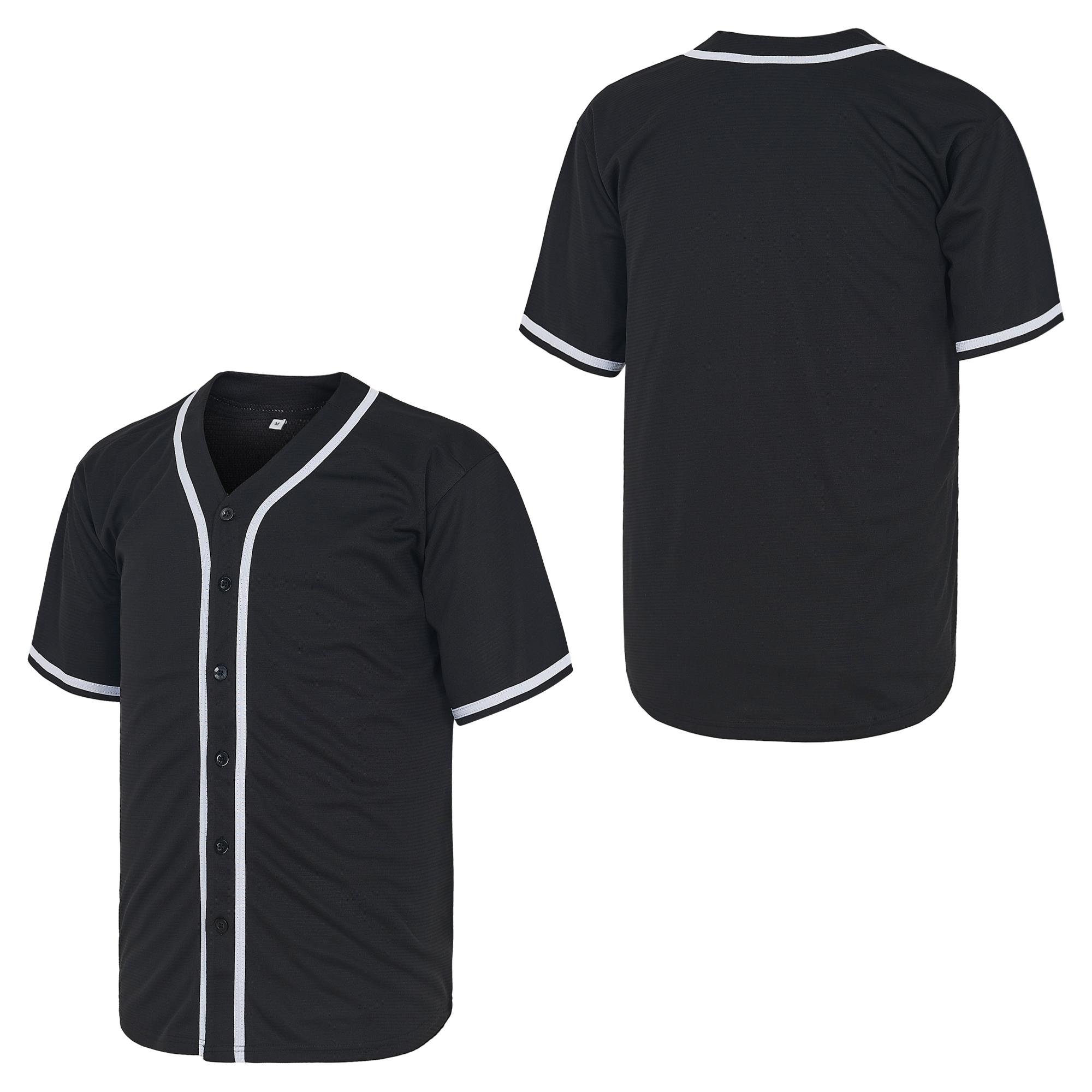 Quick Drying Baseball Jersey for Men and Women,Breathable Short Sleeve Gym shirts,Slightly Stretch Workout Tops,Button Sports Jersey,Gift for Game Day
