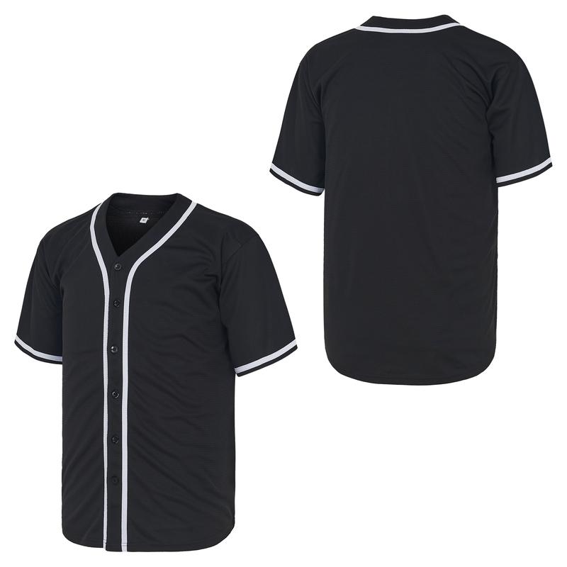 Quick Drying Baseball Jersey for Men and Women,Breathable Short Sleeve Gym shirts,Slightly Stretch Workout Tops,Button Sports Jersey,Gift for Game Day Quick Drying Baseball Jersey for Men and Women,Breathable Short Sleeve Gym shirts,Slightly Stretch Workout Tops,Button Sports Jersey,Gift for Game Day
