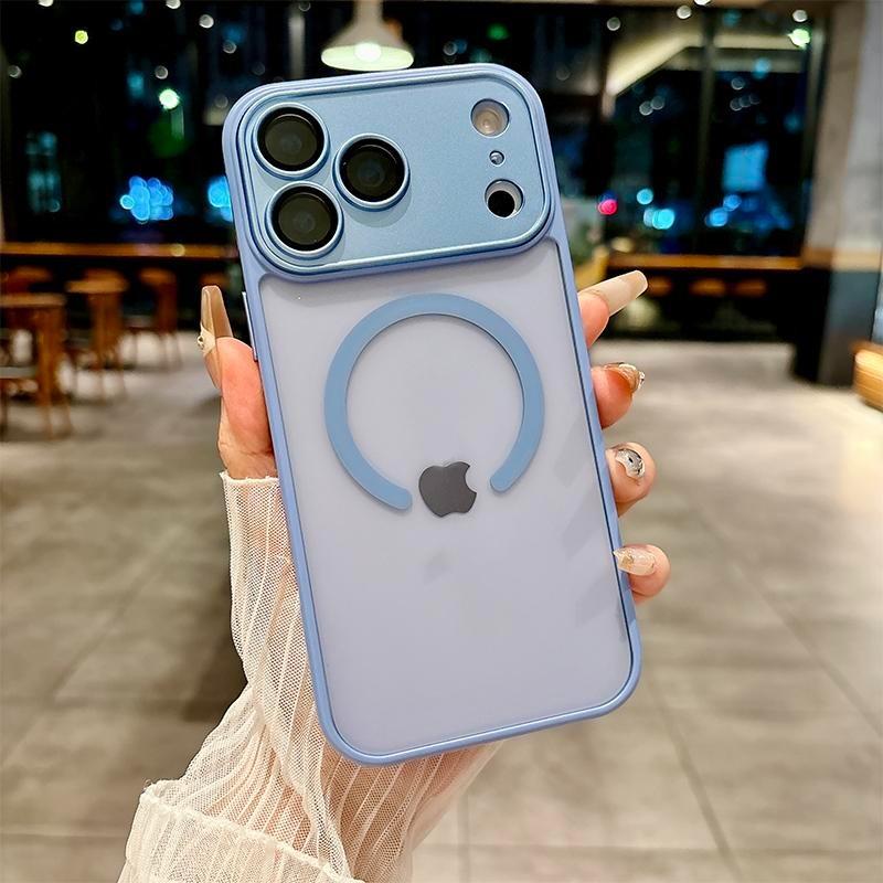 Solid Color Shockproof Phone Case, Casing, Protective Cover Compatible with iPhone 11/12/13/14/15/16 Pro Max, Phone Accessory