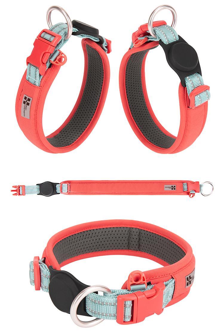 Adjustable Airtag Dog Collar Breakaway with ,Reflective with Dog Collar Airtag Holder,for Small, Medium & Large Dogs,Pet Supplies,Accessories,Gifts(No AirTag included)