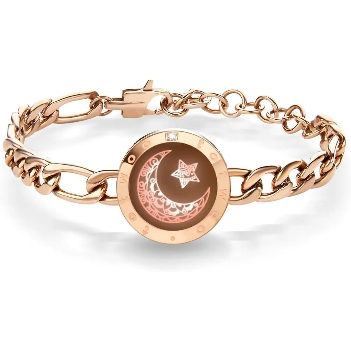 Sun and Moon Long Distance Touch Bracelets for Couples