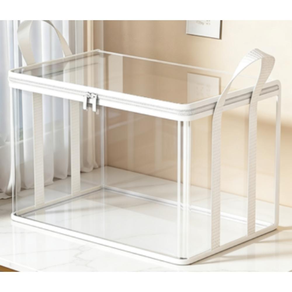 The storage box is stackable with a sturdy and durable structure, suitable for books, clothes, snacks and office documents. It can be used in homes and offices, featuring a space-saving design.