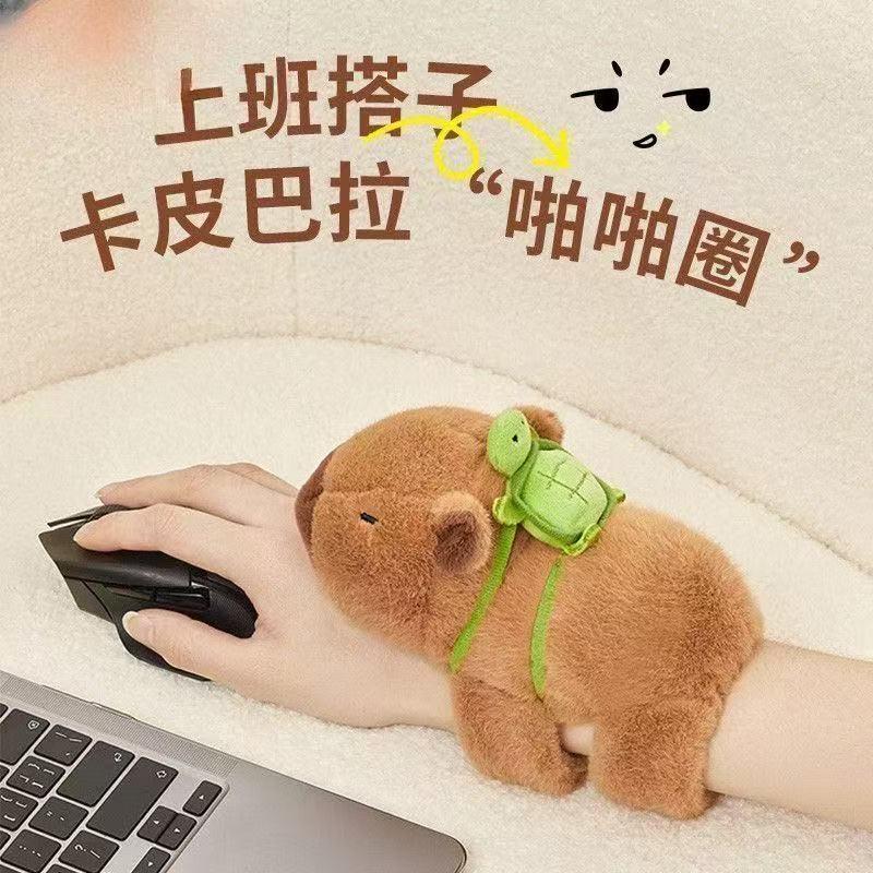 Adorable Capybara Water Otter Plush Toy, Cute Wrist Buddy Stuffed Animal, Perfect Gift for Kids and Adults, Must-Have Item