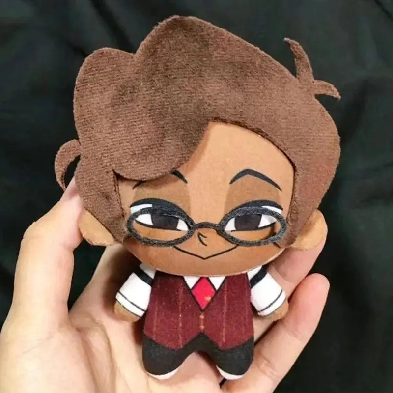 2026 New 10cm Hazbin Hotel Pendant VOX Plush Doll Cartoon Keychain Alastor Stuffed Toy Doll Fans Collect XMAS Present Gift