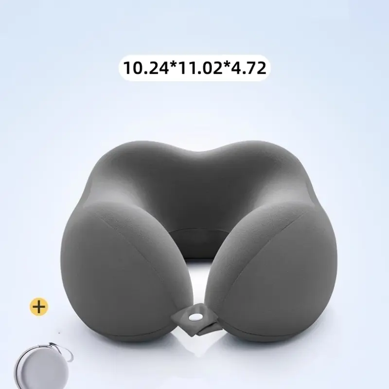 Portable cervical pillow, suitable for travel and home | Ergonomic design, compact and easy to store, comfortable sleep, suitable for desk, car and long-distance flights, slow rebound, machine washable pillowcase