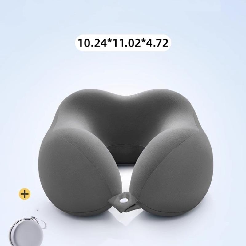 Portable cervical pillow, suitable for travel and home | Ergonomic design, compact and easy to store, comfortable sleep, suitable for desk, car and long-distance flights, slow rebound, machine washable pillowcase