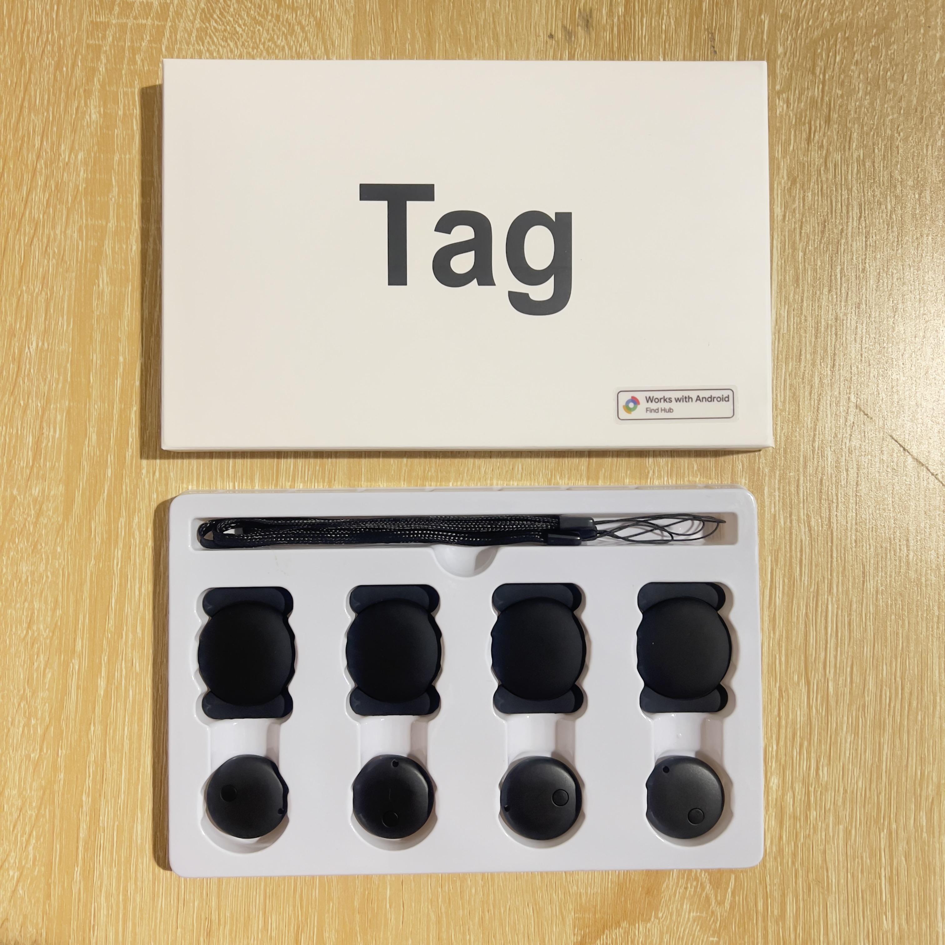 4-Pack Smarttag Google Tracker, Bluetooth-compatible Tag Find HUB Device, Anti Lost Wireless, Key Wallet Luggage Pet Item Locator, Precision Tracking for Android Phones, Plastic Durable Compact Size GPS Tracking Find My Device