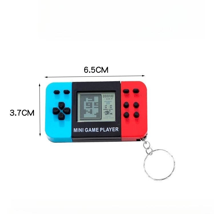 Mini Handheld Game Console Keychain Video Game Player Party Favors For Kids Birthday Christmas Gifts School Classroom Prizes