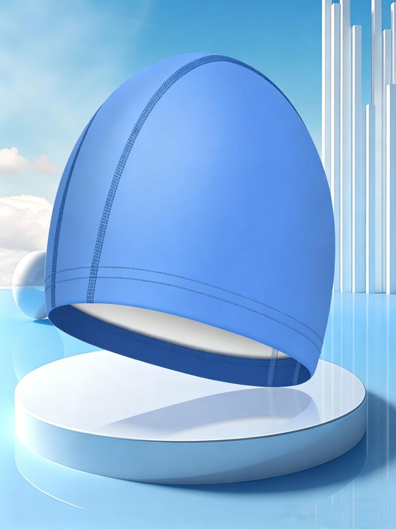 High-End PU Adult Swim Cap, Solid Color Waterproof Breathable Comfort Swimming Hat, Unisex Non-Irritating, Factory Wholesale