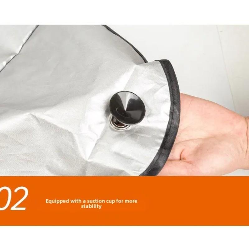 Foldable Car Sunshade Windshield Protector, Protects Snow, Sunlight, Rain, Easy Installation and Removal, Essential Car Accessory