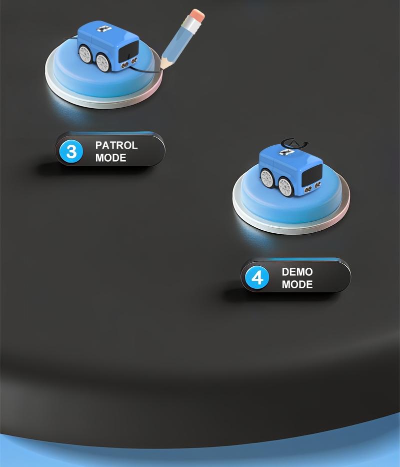 Magic Mini RC Bus Remote Control, Gesture Sensing, 5 Fun Modes, Smart Follow, Automatic Expression Change, Unisex Toy for Kids over 3 Years