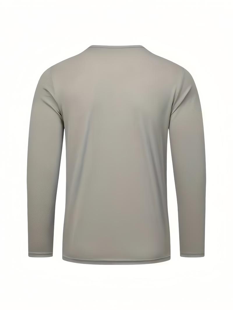 6pcs Men'S Long Sleeve T-Shirts - Quick-Dry Gym Shirts with Moisture-Wicking Fabric, Color Options for Workout, Running, Casual Attire - Breathable Athletic Tops for Active Lifestyles, Workout Shirts, Running Gear, Round Neckline, Stretchy Material 6pcs Men'S Long Sleeve T-Shirts - Quick-Dry Gym Shirts with Moisture-Wicking Fabric, Color Options for Workout, Running, Casual Attire - Breathable Athletic Tops for Active Lifestyles, Workout Shirts, Running Gear, Round Neckline, Stretchy Material