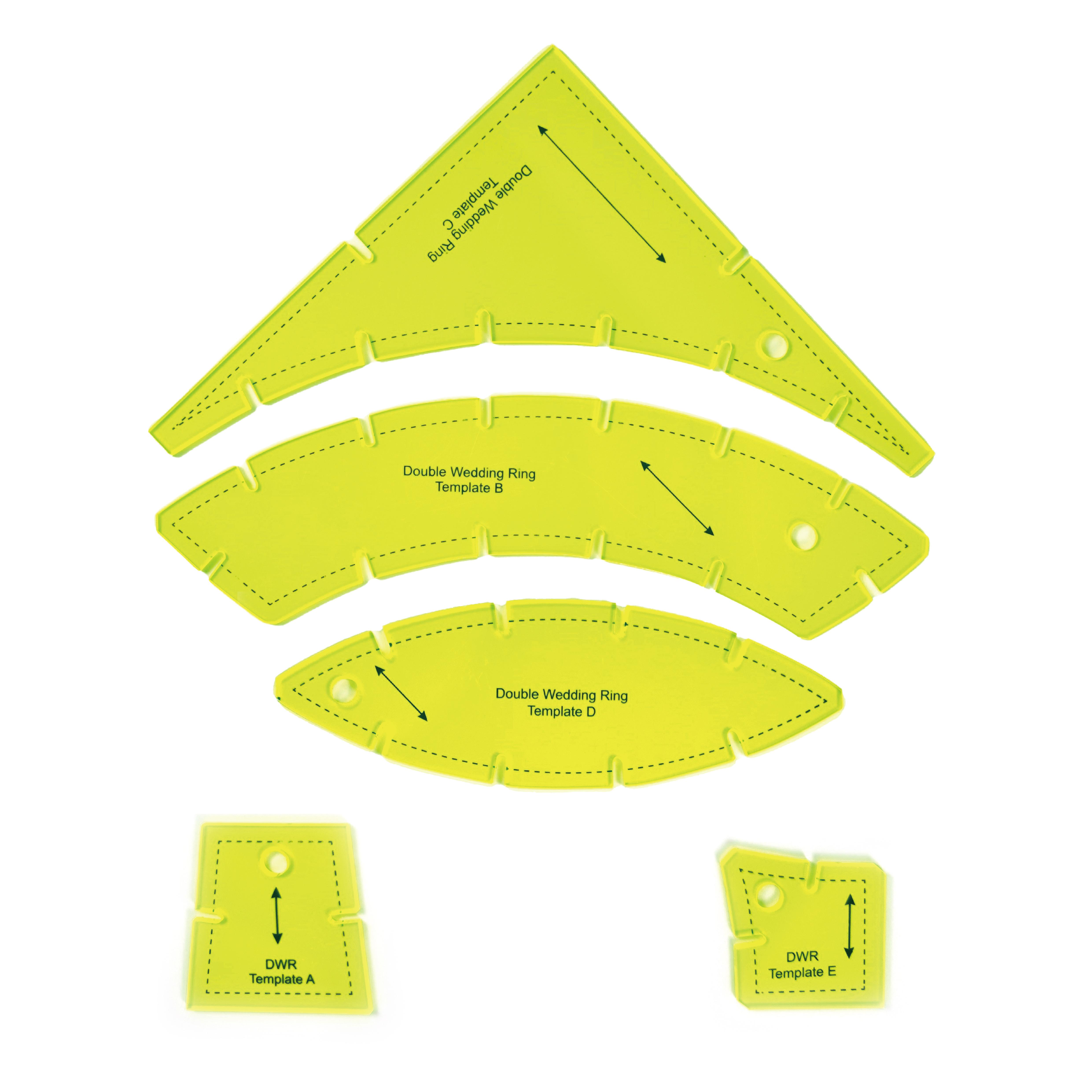 5pcs Precision Grid Curved Cutting Tool Set, Acrylic Sewing Patchwork Ruler & Template, Ideal for DIY Crafting Projects