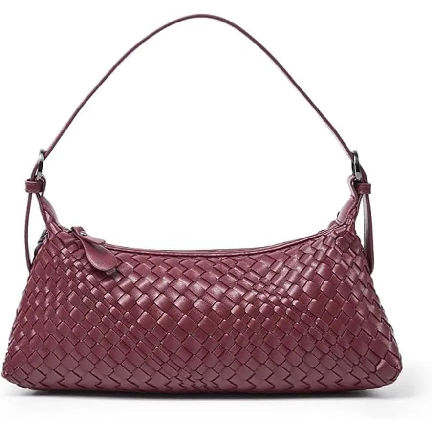 Woven Leather Crossbody Bag for Women, Woven Purse Tote Bag, Trendy  Bag