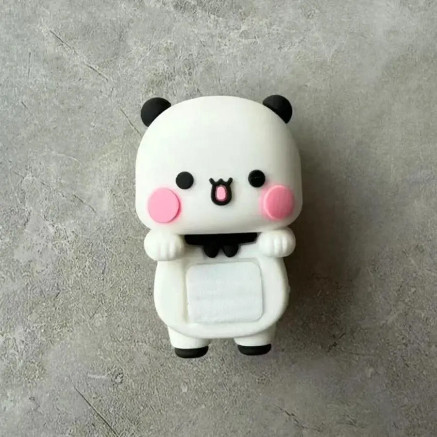 Kawaii Bubu Dudu Anime Figures Home Car Phone Ornament Cute Panda Mini Toy Cartoon Yier Bear Doll Screen Decor Couple Gift