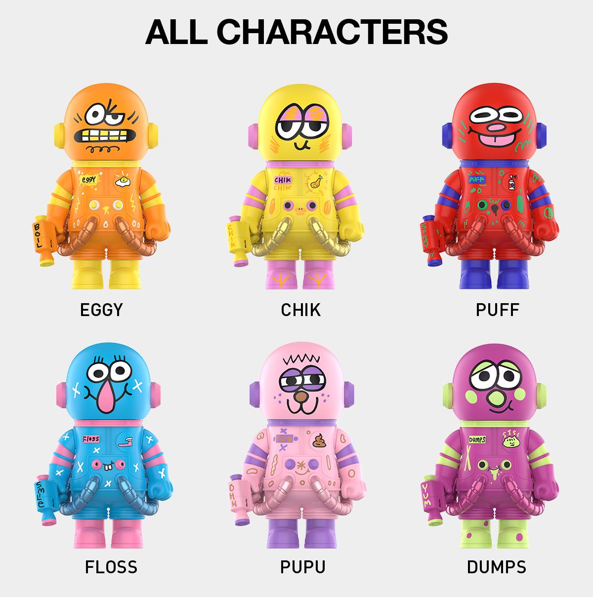 [LIVE UNBOXING] POP MART MEGA SPACE MOLLY 400% JON BURGERMAN SPACE CADETS Series