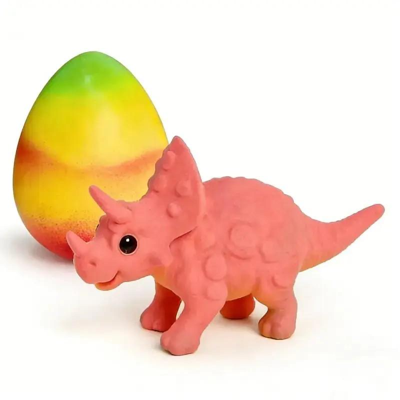 Magic Dinosaur Egg Capsule Toy Set, 6 Pieces Transforming Eggs, Soak in Water for 24 Hours to Grow Larger, Fun Baby Playset