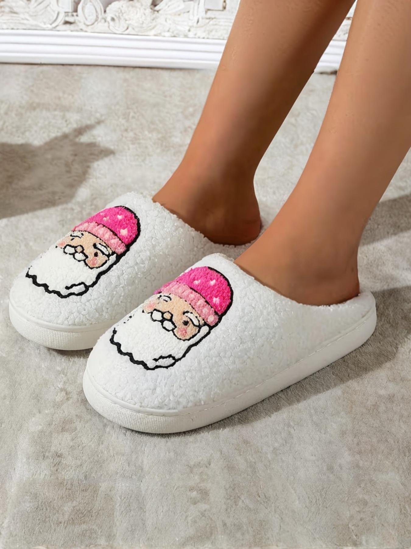 Women's Teddy Bear Dog Slippers, Fall & Winter Warm Cotton Slippers, Non-Slip Rubber Sole, Casual Indoor Footwear, Fashionable Design