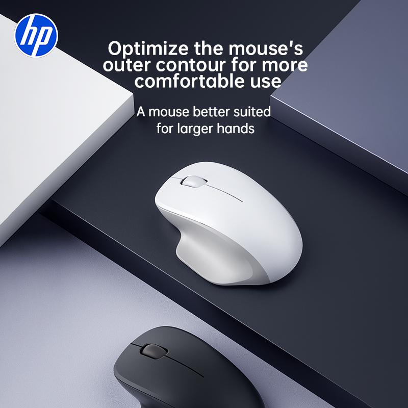Hp Silent Wireless Dual Mode Mouse, Ergonomic Design, Fast Pairing, High Precision, Compatible with Laptops, Desktops, Tablets, Ideal for Gaming, Work, Daily Use, Computer Gaming Mouse, Cordless Mouse