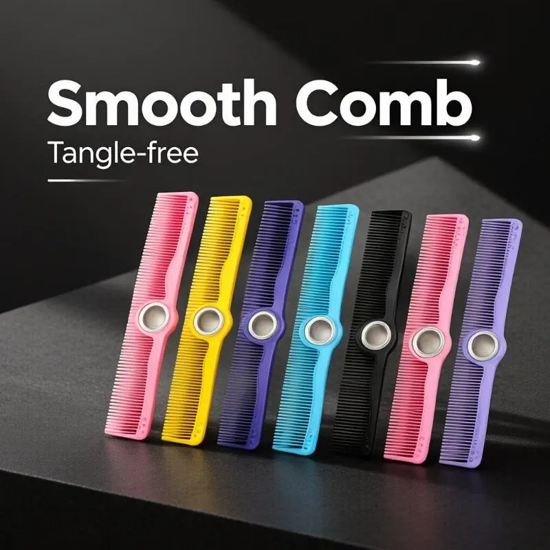 Professional Hairdressing Finger Spinner Rotating Comb - Anti-Static, Heat-Resistant Hair Styling Tool for Professional Hairdressers