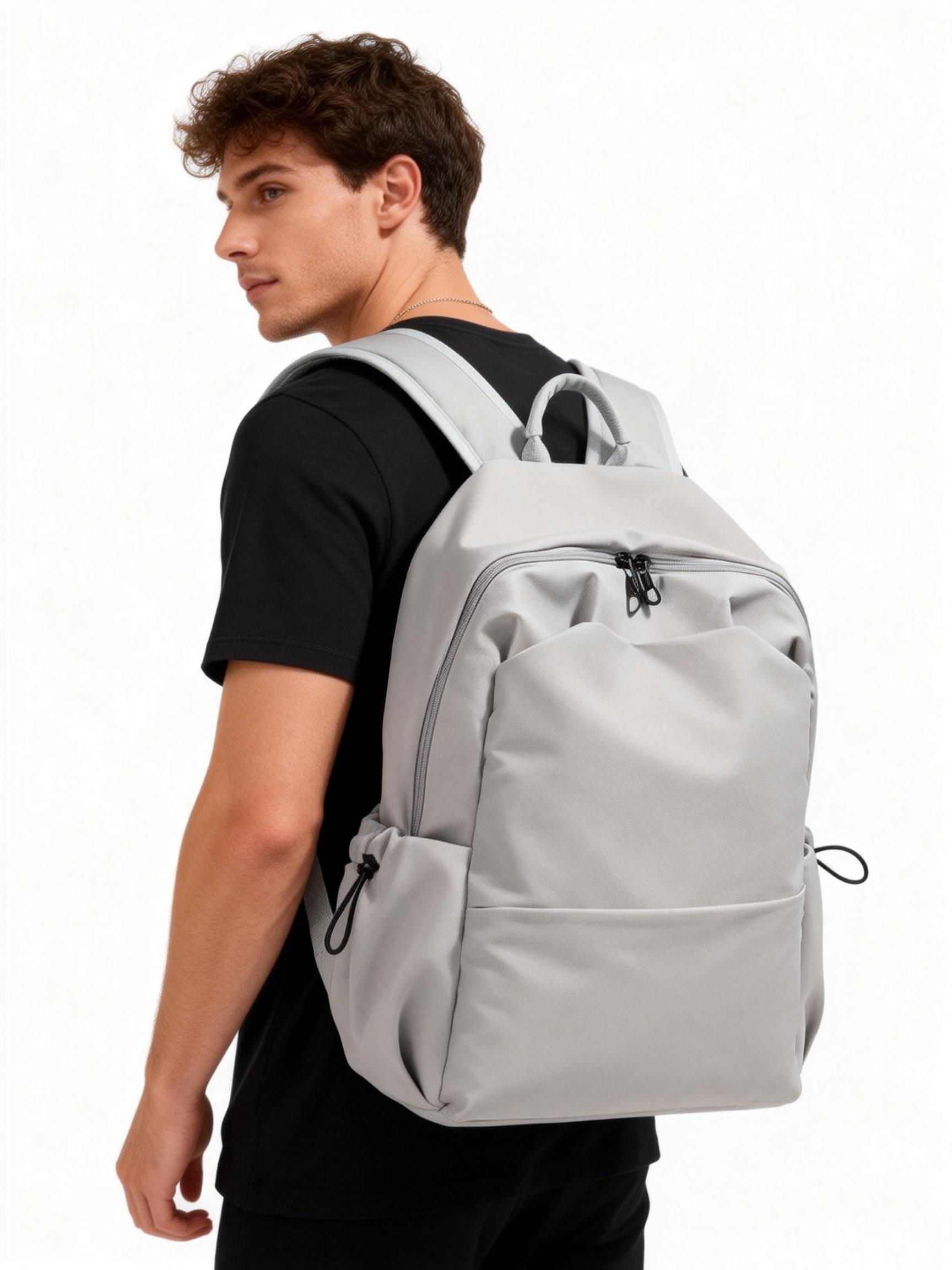 This sleek and minimalist backpack is perfect for short trips, leisurely strolls, and everyday commuting. It's a versatile computer bag that's lightweight and sturdy, making it ideal for a variety of occasions.