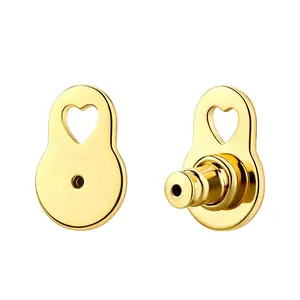 14K Gold Plated Lobe Lifters for Heavy Earrings for Women - Earring Backs for Droopy Ears - Comfortable Earring Backings for Studs - Trendy Fashion Jewelry Accessories