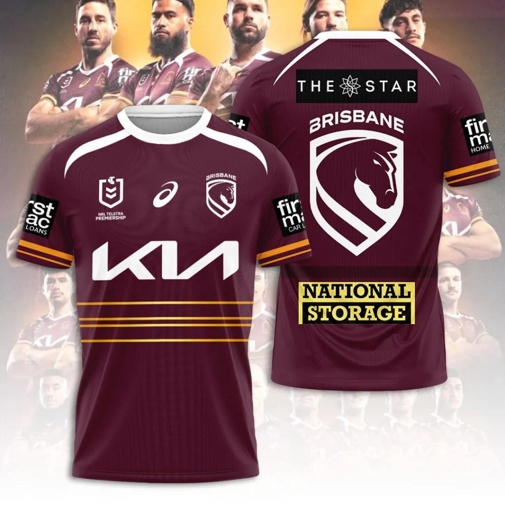 Brisbane Broncos 2026 3D Apparel
