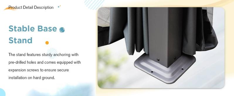 EROMMY Louvered Pergola Outdoor Hard Top Pergola with Aluminum Frame and Adjustable Metal Rainproof Roof for Garden & Patio, Curtains and Netting Included, Gray-Black,White EROMMY Louvered Pergola Outdoor Hard Top Pergola with Aluminum Frame and Adjustable Metal Rainproof Roof for Garden & Patio, Curtains and Netting Included, Gray-Black,White