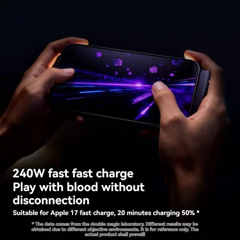 Invisible Charging Stand with Holder, 240w Super Fast Charge Dual-In-One Charger and Phone Stand, Compatible with Samsung Type-C iPhone