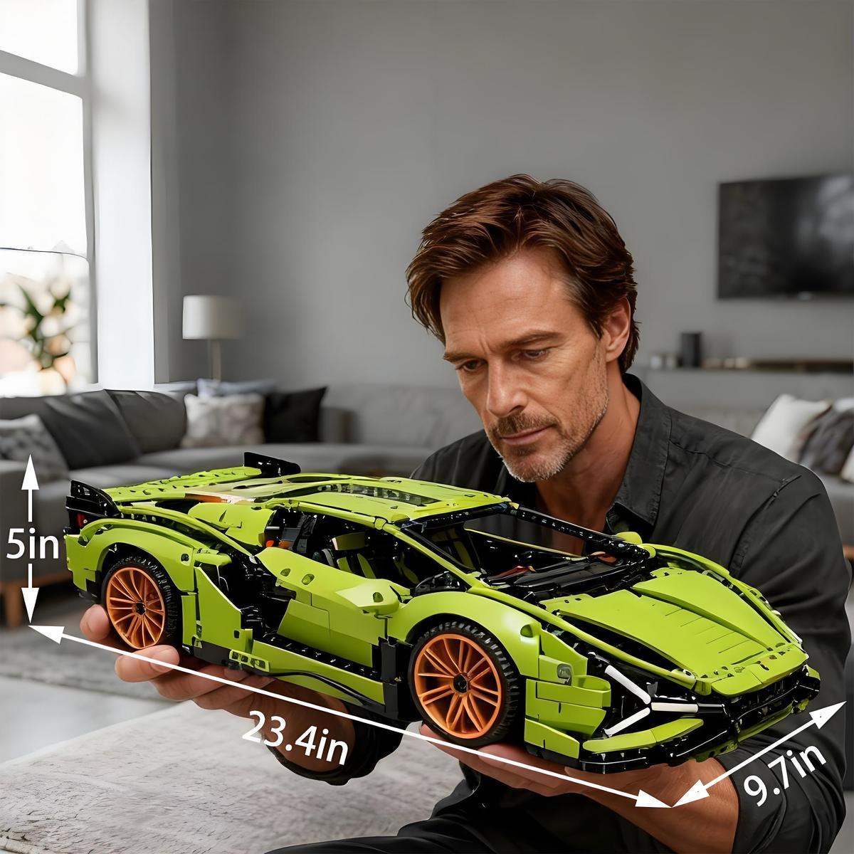 3696 Pieces Technic Sets for Adults - 1:8 scale Building car, 23.4