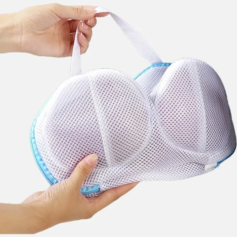 Mesh Bra Laundry Bag - Breathable Mesh, Zipper Closure Laundry Accessory, Anti-Deformation Protective Bag for Machine-Washed Delicates (Sports & Outdoor Leisure Equipment)